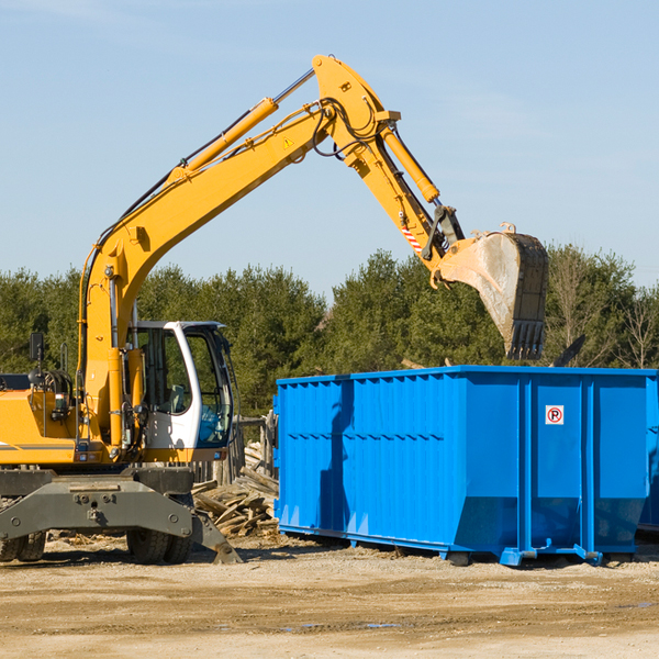 what happens if the residential dumpster is damaged or stolen during rental in Muskegon County